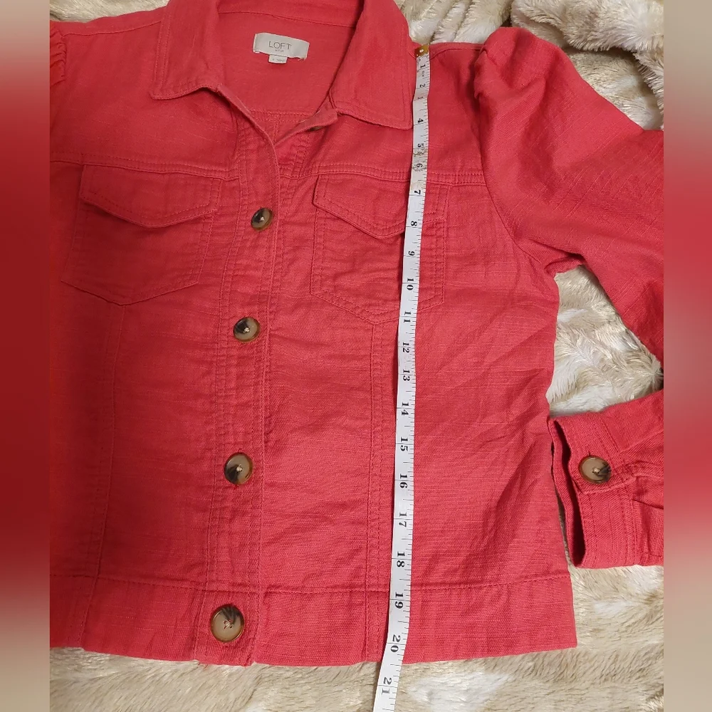 Loft Women's Pink Jacket - Picture 7 of 7
